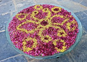 Another clever flower arrangement! (Uh oh, are we getting OLD??? taking pictures of flowers??? BTW.... Norm took these!! LOL )