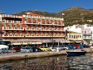 This is our view as we left Samos heading back to Kusadasi. 
