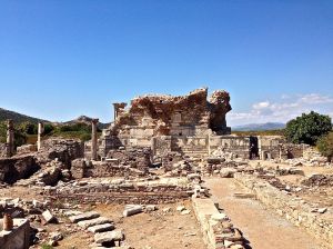 The remains of the first church dedicated to Mary.