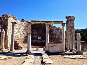 The alter in the Church of Mary.