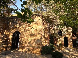 Side view of Mary's house, the part in the back on the right was her bedroom.