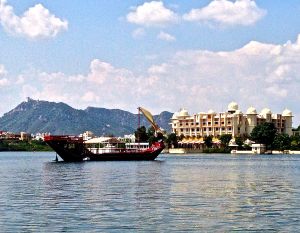 This boat is for use of the hotel guests for dinners, tours, etc. 