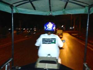 This was our personal tuk tuk driver from our resort.