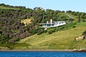 Typical style of housing on the island.