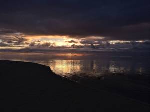 First Sunset in Rarotonga.