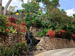 Pretty waterfall coming up. 