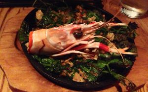 We could do with out the eyes on this plate.