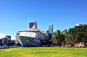 Walked around the corner and thought this ship was in the grass!