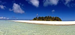 Honeymoon Island as we are walking to it from the boat.