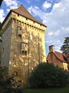 Our landlords castle, at least what we can see of it!