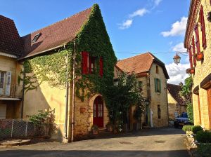 Our beautiful village.  St.-Leon-sur-Vezere, France
