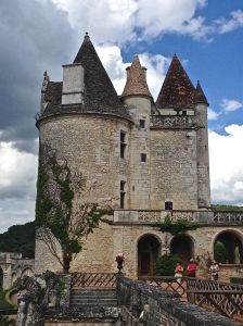 Chateau Milandes from the front.