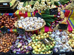 How about fresh produce? There is plenty to go around in Sarlat market. 