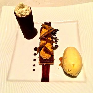 A great chocolate dessert for Rita's Birthday.