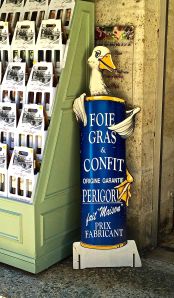 Dordogne is known for Foie Gras. Foie Gras is goose liver. It is really good. Yes, I know there is an ethical question about the forced feeding of geese. But, when in France it is hard not to partake. 