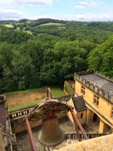 The Dordogne countryside from the top of Chateau Puymartin. 