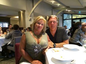 Dinner the night before we left on our adventure to Biarritz.