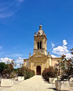 A small little church in the middle of Margaux's winery.