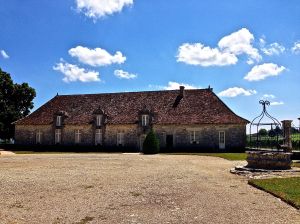 Side building where they store the wine.