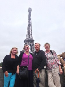 Rita, Angela, Norm and Mary stopping for a Kodak moment with one of the great Paris monuments in the background!