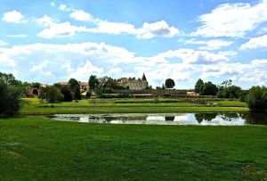 Chateau Lafite Rothschild vineyards in the Medoc. Another one of the premier grand cru red wines recognized since 1855. 