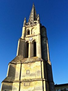 Monolithic Church of St. Emilion from the 11th century. 