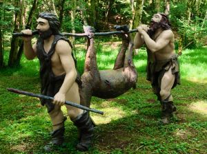 This is in the Prehistoric Parc!!! Mary and Angela... bet you wished you would have gone to see this!!