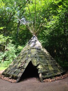 This is a tee pee they lived in, uhmmm seems just like the ones we see in the U.S.
