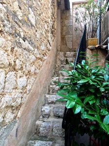 And finally we make it to our room! Oh, yeah, we have to climb one more set of stairs!!!