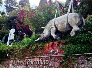 This is the symbol of Portofino.... we've searched quite a while, but cannot find out why?