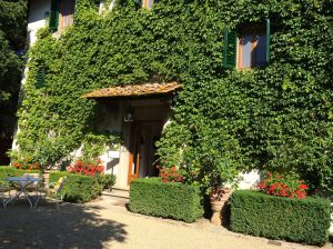 Hotel Villa La Barone in Panzano where we spent our first night in Chianti locked in the Tower Room!