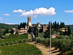 Badia a Passignano, a very pretty little town on the way to San Gimignano.