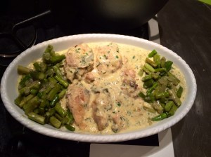Lemon Chicken Fricasse ! Wonderful! 