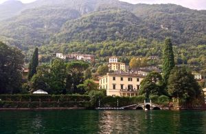 He does have a lot of "lake frontage and property".