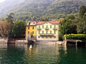 This is his guest house, at the end of the garden area.