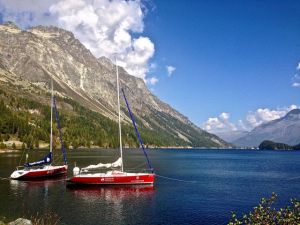 Now this is one of my favorite pictures! Lake Sils, Switzerland. 