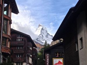 Nice view from Zermatt of the Matterhorn.